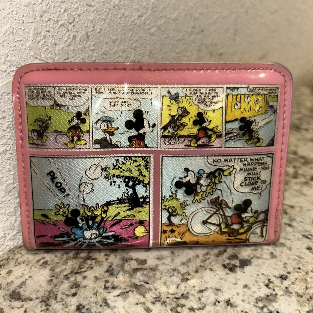Disney Mickey & Minnie Cartoon Wallet A3